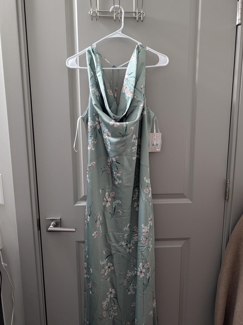 Birdy Grey Sage Floral Cowl Neck Maxi Dress